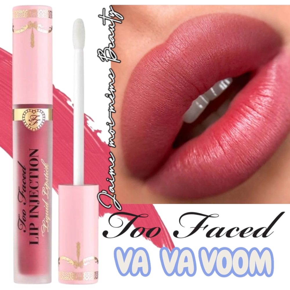 Too Faced Lip Injection Plumping Cream Lipstick In VA VA VOOM - BLUSHING PINK
